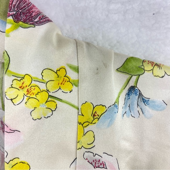 Saks fifth Avenue vintage floral flower garden party robe - Picture 8 of 14